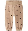 Name It Bluse - Rib - Velour - NbmNorden - Sesame