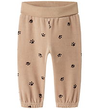 Name It Bluse - Rib - Velour - NbmNorden - Sesame