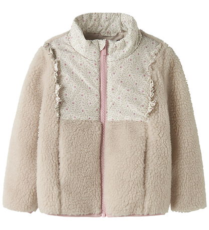 Name It Fleecejakke - NmfMinna - Teddy - Rainy Day