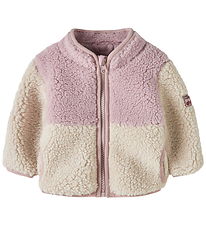 Name It Fleecejakke - NbfMacey - Teddy - Violet Ice