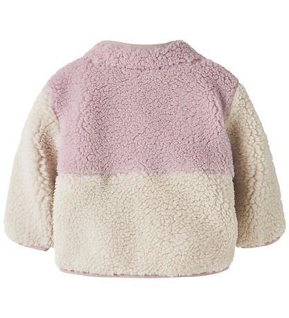 Name It Fleecejakke - NbfMacey - Teddy - Violet Ice