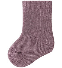 Name It Strømper - Uld/Bomuld - NbfWaksi - Toadstool