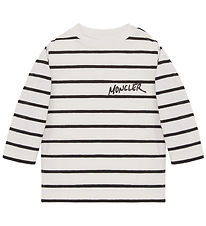Moncler Bluse - Hvid/Sort