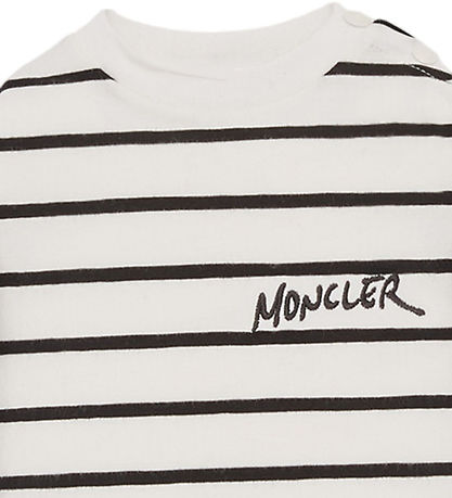 Moncler Bluse - Hvid/Sort
