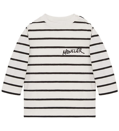Moncler Bluse - Hvid/Sort