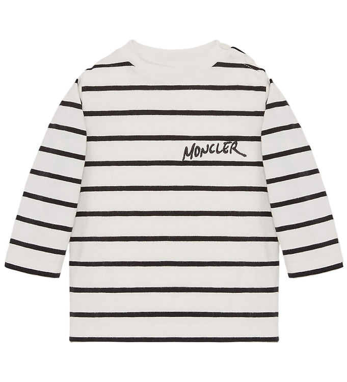 Moncler Bluse - Hvid/Sort