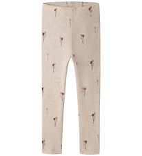 Name It Leggings - Rib - NmfNabila - Peyote Melange