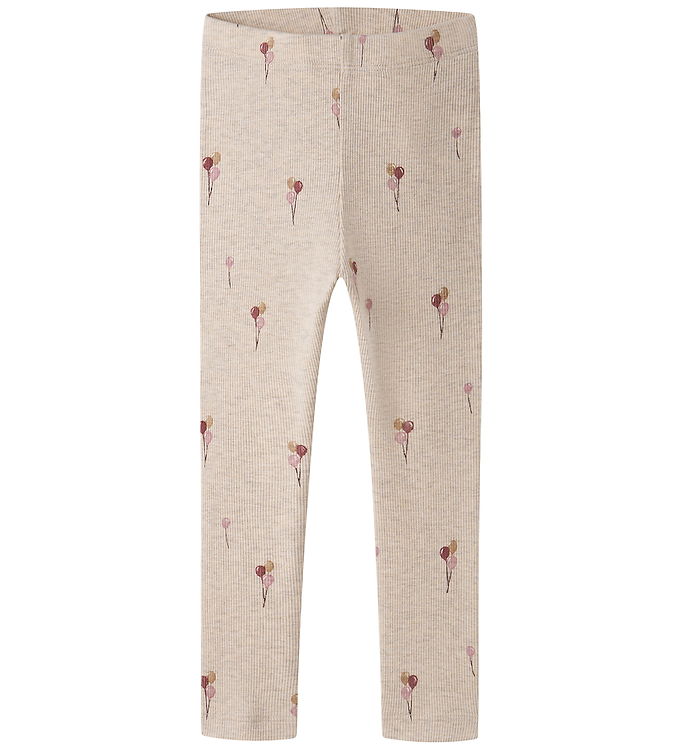 Name It Leggings - Rib - NmfNabila - Peyote Melange