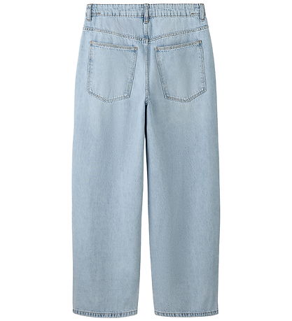 LMTD Jeans - Skate Loose - NlnBirm - Light Blue Bleached Denim