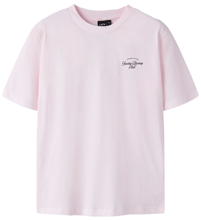 LMTD T-shirt - NlnRuns - Pink Marshmellow/Fig Running Club