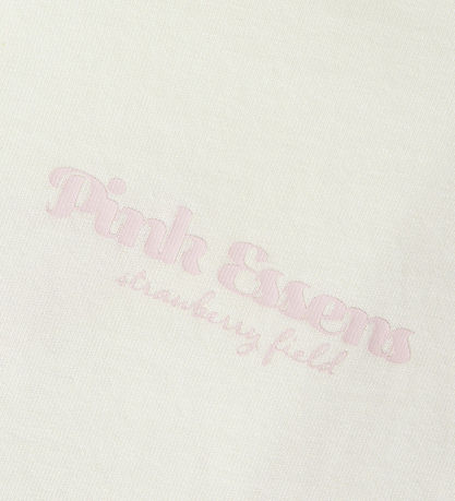 LMTD T-shirt - NlfHubba - White Alyssum/Pink A Boo