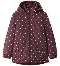 Name It Vinterjakke - Noos - NkfMaxi - Fig/Polka Dots