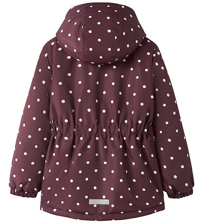 Name It Vinterjakke - Noos - NkfMaxi - Fig/Polka Dots