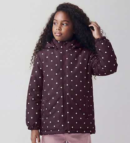 Name It Vinterjakke - Noos - NkfMaxi - Fig/Polka Dots