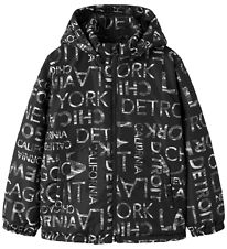 Name It Dynejakke - Noos - NkmMax - Black/City