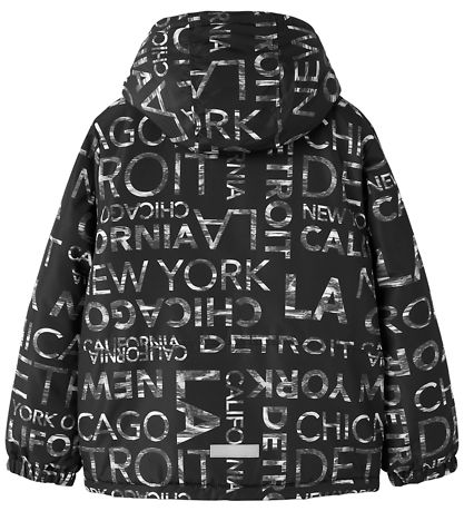 Name It Dynejakke - Noos - NkmMax - Black/City