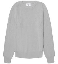Grunt Bluse - Strik - GrAlsel - Light Grey Melange