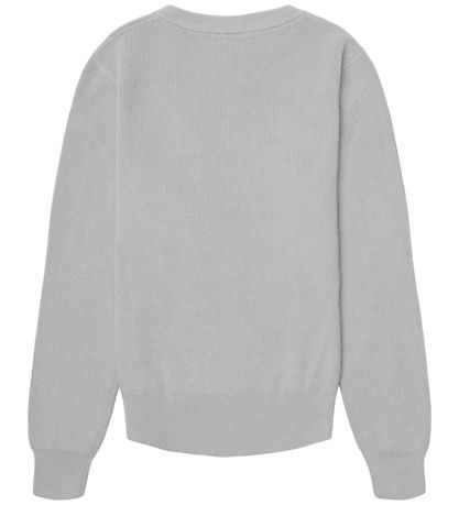 Grunt Bluse - Strik - GrAlsel - Light Grey Melange
