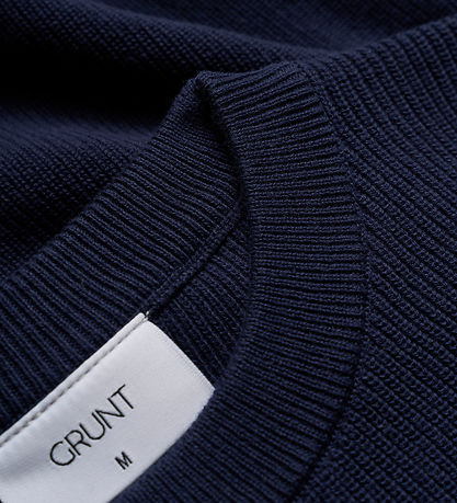 Grunt Bluse - Strik - GrAlsel - Dark Blue