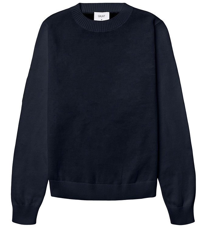 Grunt Bluse - Strik - GrHugt - Navy