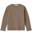 Fliink Bluse - Rib/Modal - Kenna - Pine Bark
