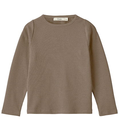 Fliink Bluse - Rib/Modal - Kenna - Pine Bark