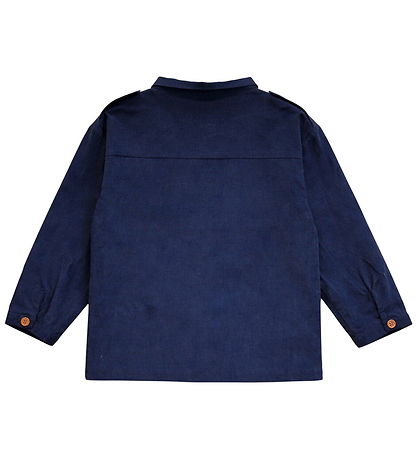 Fliink Skjorte - Fløjl - Dolly - Insignia Blue