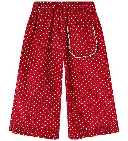 Fliink Fløjlsbukser - Dolly Dot - Red Bud Dot