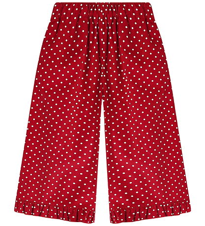Fliink Fløjlsbukser - Dolly Dot - Red Bud Dot