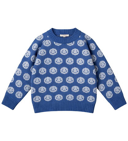 Fliink Bluse - Strik - Bon Emoji - Insignia Blue