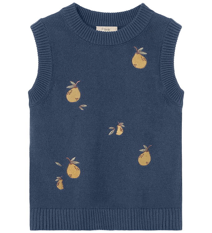Fliink Vest - Strik - Mahdi Pear - Insignia Blue