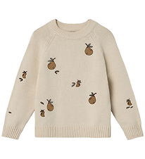 Fliink Bluse - Strik - Mahdi Pear - Sandshell