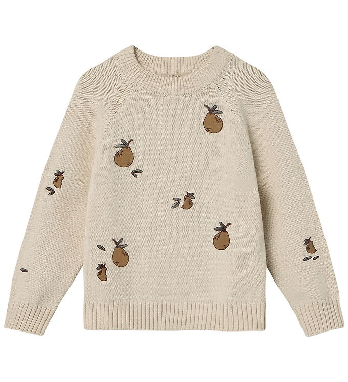 Fliink Bluse - Strik - Mahdi Pear - Sandshell