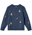 Fliink Bluse - Strik - Mahdi Pear - Insignia Blue