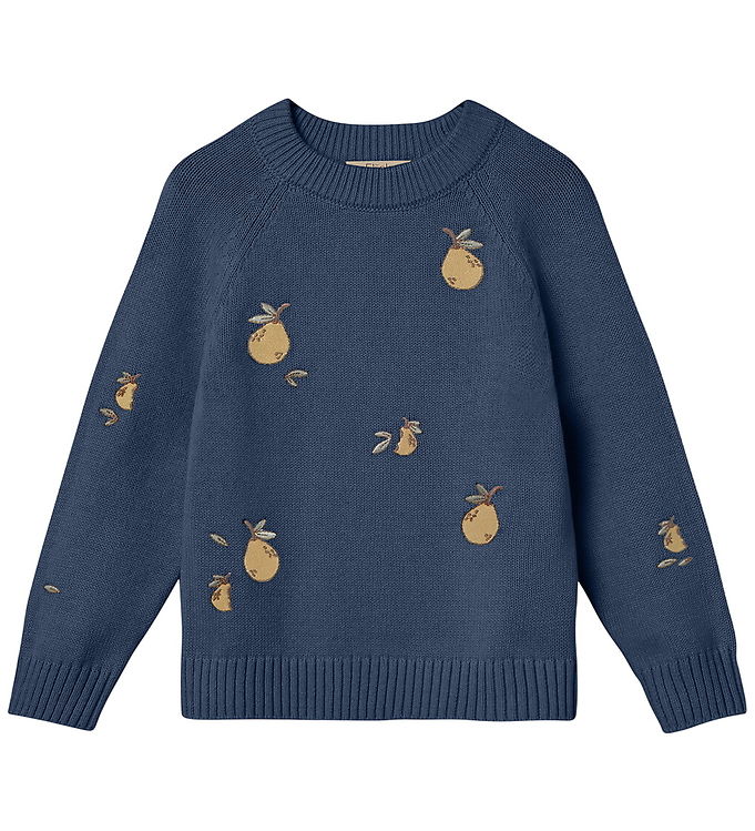 Fliink Bluse - Strik - Mahdi Pear - Insignia Blue