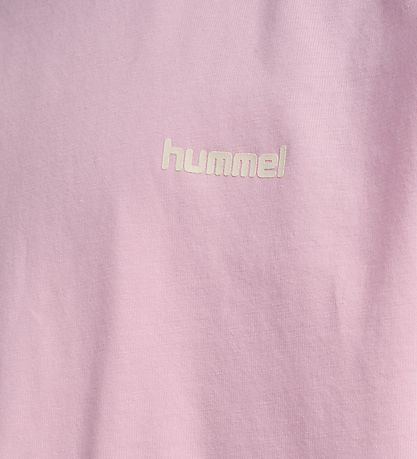 Hummel T-shirt - hmlJR Loose Chevron - Roseate Spoonbill