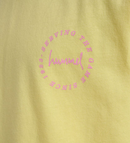 Hummel T-shirt - hmlJR REG Graphic - Mellow Yellow