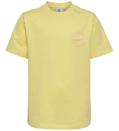 Hummel T-shirt - hmlJR REG Graphic - Mellow Yellow