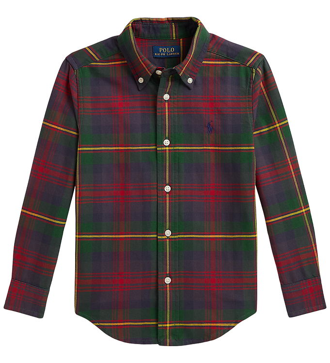 Polo Ralph Lauren Skjorte - Green/Red Multi