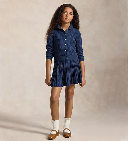 Polo Ralph Lauren Sæt - Polo/Nederdel - Strik - Rustic Navy