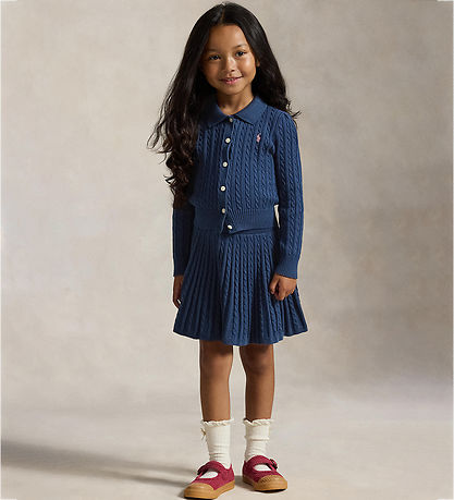 Polo Ralph Lauren Sæt - Polo/Nederdel - Strik - Rustic Navy
