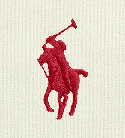 Polo Ralph Lauren Bluse m. Lynlås - Clubhouse Cream