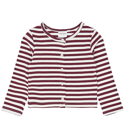 The New Siblings Cardigan - TnstFro - Rib - Gardenia Striped