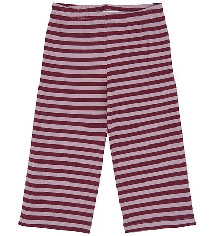 The New Siblings Bukser - TnstFro - Rib - Elderberry Striped