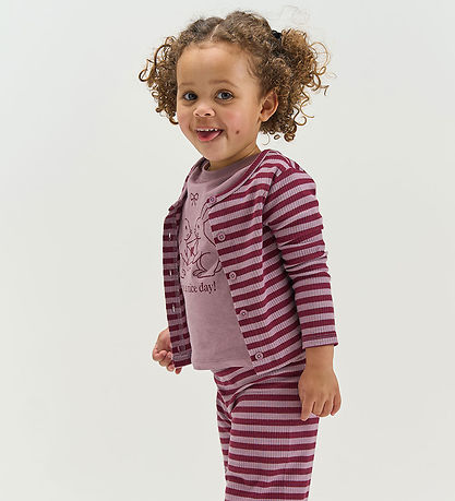 The New Siblings Cardigan - TnstFro - Elderberry Striped