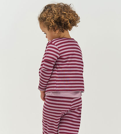 The New Siblings Cardigan - TnstFro - Elderberry Striped