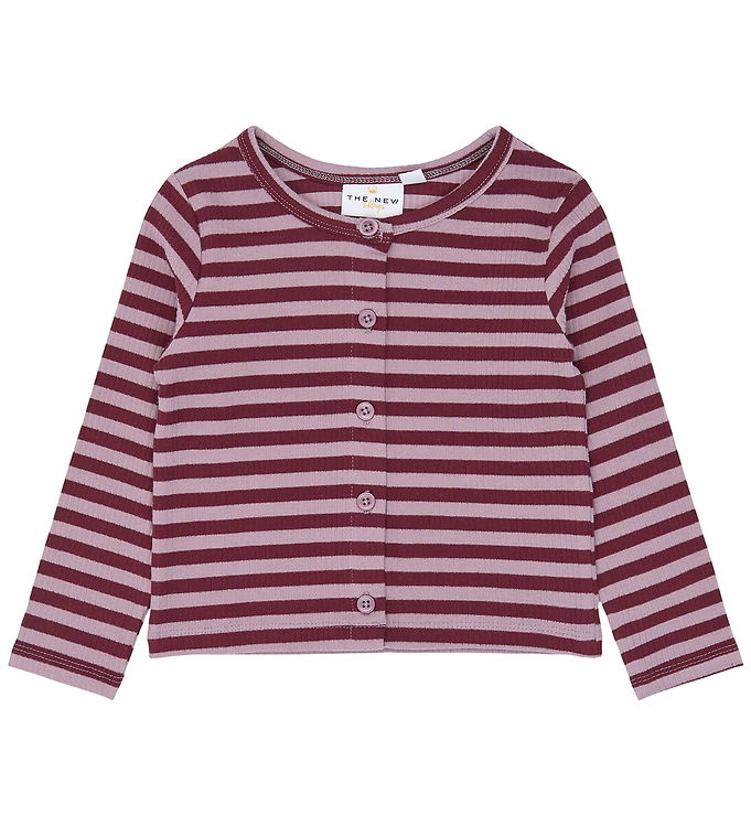 The New Siblings Cardigan - TnstFro - Elderberry Striped