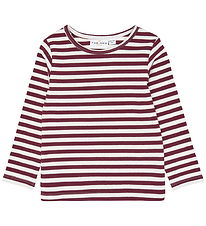 The New Siblings Bluse - TnstFro - Rib - Gardenia Striped