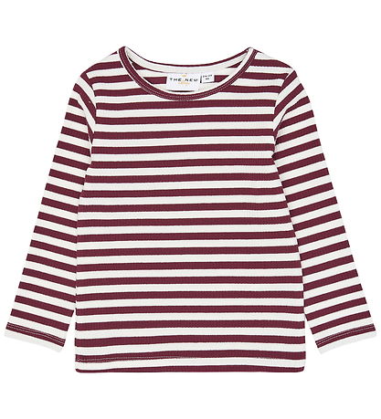 The New Siblings Bluse - TnstFro - Rib - Gardenia Striped