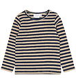 The New Siblings Bluse - TnstFro - Rib - Navy Blazer Striped